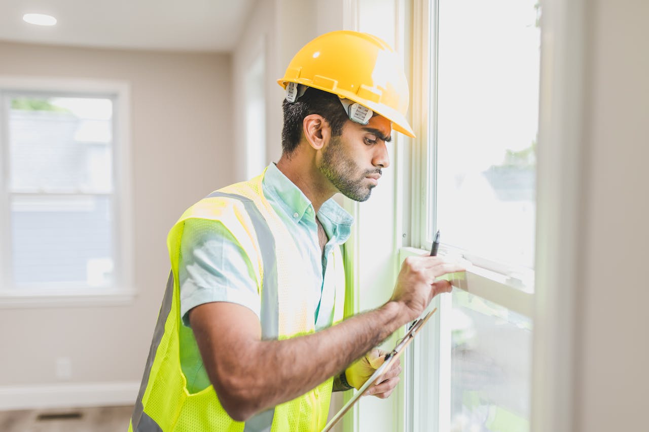 person-with-hard-hat-inspects-windows person-with-hard-hat-inspects-windows